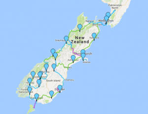 exploring-the-south-Tour-map
