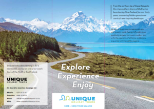 UHT NZ Tour Brochure